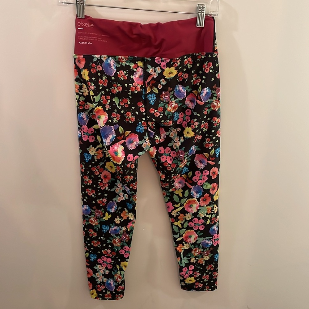 Oiselle Spandos Tights Floral Medium - Picture 3 of 4